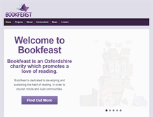Tablet Screenshot of bookfeast.net